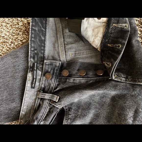 Black Volcom Ripped Mom Jeans - Picture 3 of 3